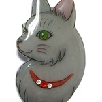 🎵送料無料🎵オシャレ💗な猫ちゃんのブローチ