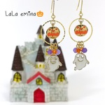 ハロウィン お化けピアス/イヤリング               　  　　　　秋 かぼちゃ ゴースト