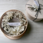  Box wreath　white