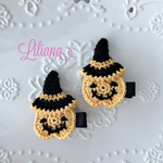 【再販】☆ハロウィン☆ ベビーヘアクリップ 3点セット
