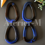 A615 Blue marble チャーム(4個)