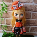 よしえ屋361[ゴシックハロウィン４点セット]ブライス アウトフィット Blythe