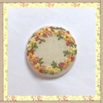 刺繍ブローチ＊秋の花