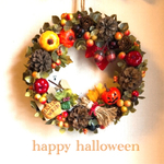 Halloween◇ハロウィンリース◇オバケジャックオランタンＬ
