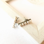 ピアスジャケットのパールピアス★シルバー