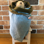 アイスブルーのネックウォーマー
