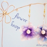 flower*.hoop.*white×purple *.