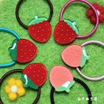 いちごのミニヘアゴム(2個入り)
