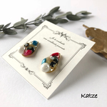 カラフルシェル雫ピアス/イヤリング