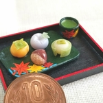 『 季節の和菓子セット 』(ミニチュアフード,フェイクフード,食品サンプル)