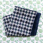 ハンカチ 20×20 千鳥格子 ダブルガーゼタオル 2121