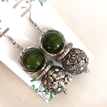 シルバー大ぶりピアス