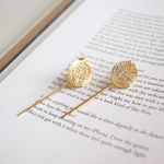 simple gold stick earring・pierce