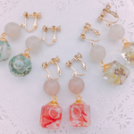 ハーバリウム風❁Autumn colorピアス/イヤリング