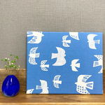 -リントゥ- 大空の鳥(水色)  ファブリックパネル