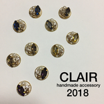 サークルビジューピアス＊イヤリング