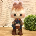 ※定形外送料無料※　仲良しこよしのリスちゃんとドングリちゃん♪