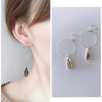 ピアス イヤリング ノンホールピアス ヒョウ柄