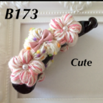 再販)編み花バナナクリップB173
