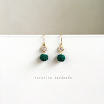 水引とジルコニアのピアス/イヤリング