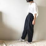 blackワイドパンツ