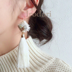 【再販☆】サラサラタッセルピアス☆イヤリング