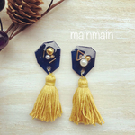 ボリュームタッセルピアス♡イヤリング