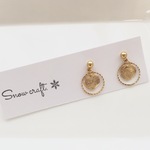 ひねりコインとリングのピアス☆