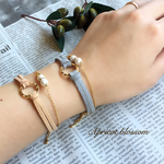 【SALE♪】5color 大人クールなスエードブレスレット