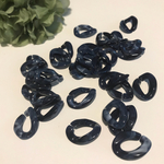 import  acrylic chain charm 10pc 22mmx16mm dusty navy