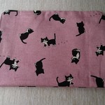 黒猫のバッグ in バッグ(ピンク)  中