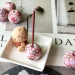 梅の花のお香立て（お皿付き）