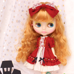 星降るダークナイトドレス☆ボルドー☆ブライス