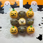 送料無料　ミニチュアフードのハロウィンちぎりパン