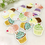 カップケーキ*フレークシール