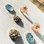 【プチプラ】ドゥルージー風ひと粒ピアス／イヤリング  レジンアクセサリー