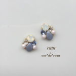 再販** 雨粒キラりんピアス