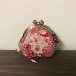 キラキラ猫ちゃんアクセサリーポーチ＊ピンク