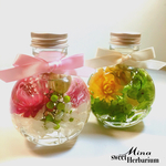 感謝価格！ハーバリウム SWEET pink&green 2本セット