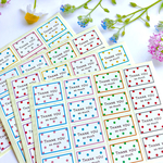 【A17L】横角型 ドットサンキューシール