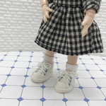 オビツ１１　白いバッシューと靴下セット