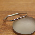 シルバーリング　ろっかく　華奢　極細