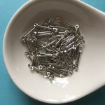スティックのコネクター（シルバー/15mm/80本）*連結チャーム