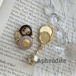 ヴィンテージボタンのぶら下がり    ピアス  イヤリング
