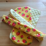 水筒肩ひもカバー( イエロー ) 