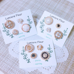 レトロボタンの4点セット