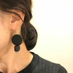 Black wood イヤリング　ピアス
