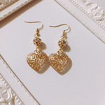 ハートのアンティーク風 ピアス 各種