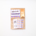 HALLOWEENver.COLORFUL!BUS!TICKET!ver2 日付シール*2018年10月