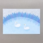 イラスト＊ 冬の湖